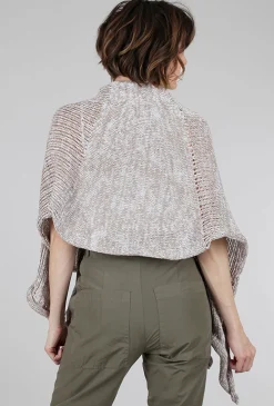 Best Sale Evie Lou Clever Shawl Cardie, Tan/Fisher