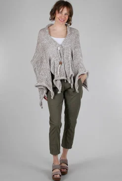 Best Sale Evie Lou Clever Shawl Cardie, Tan/Fisher