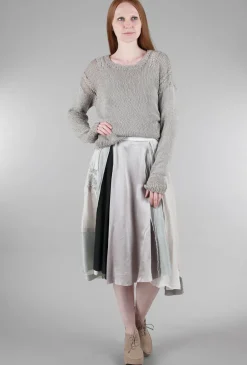 Best Sale Evie Lou Coc Loose-Knit Pullover, Original Gray
