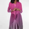 Cheap Evie Lou Collare Coat, Fuchsia Ombre