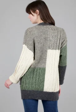 Best Evie Lou Color Block Cardie, Earth
