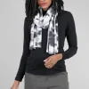Outlet Evie Lou Color Twist Scarf, Gray