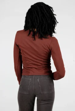 Outlet Evie Lou Confess Top, Cinnamon