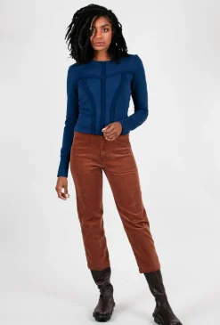 Shop Evie Lou Confess Top, Deep Blue