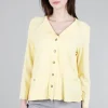 Store Evie Lou Cool Breeze Cardie, Daisy Yellow