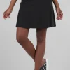 Cheap Evie Lou Cotton Slub Beach Skirt, Black