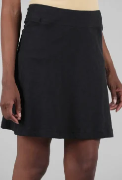 Cheap Evie Lou Cotton Slub Beach Skirt, Black