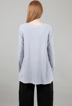 Online Evie Lou Cotton Swing Top, Cloud