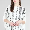 Flash Sale Evie Lou Countdown Top, White/Black