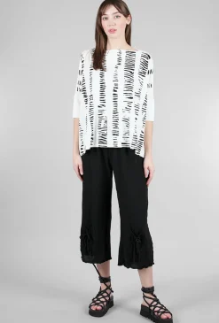 Flash Sale Evie Lou Countdown Top, White/Black
