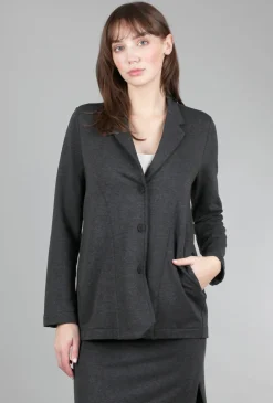 Store Evie Lou Cozy Slouch Blazer, Charcoal