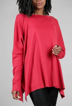 Store Evie Lou Crew Swing Tee, Valentino Red