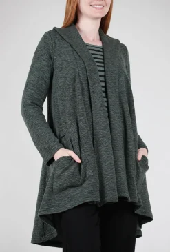 Cheap Evie Lou Crimped Swing Jacket, Myrtle
