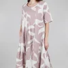 Outlet Evie Lou Crinkle Paris Dress, Pink