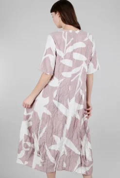 Outlet Evie Lou Crinkle Paris Dress, Pink