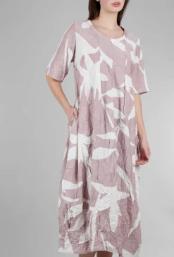 Outlet Evie Lou Crinkle Paris Dress, Pink