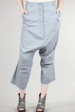 Best Evie Lou Crisp Cotton Slouch Trouser, Water