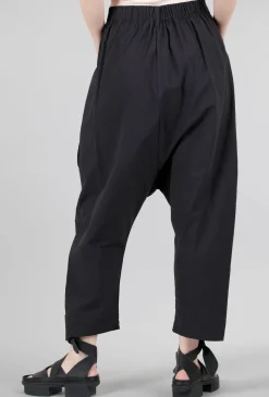 Store Evie Lou Crisp Extended Rise Pant, Black