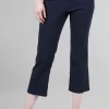 Sale Evie Lou Cropped Flare Pant, Navy