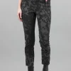 New Evie Lou Cropped Hudson Pant, Heather Gray Bramble