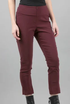 Clearance Evie Lou Cropped Hudson Pant, Rust