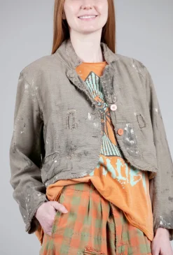 Shop Evie Lou Cropped Kelly Jacket, Zephyr