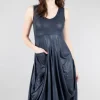 Sale Evie Lou Dante Shine Dress, Ink Vintage