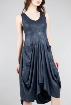 Sale Evie Lou Dante Shine Dress, Ink Vintage