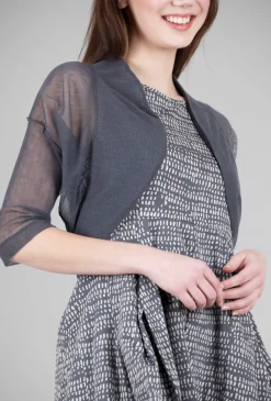 Fashion Evie Lou Demi Shrug, Shale