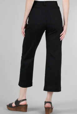 Store Evie Lou Denim Boiler Pant, Black