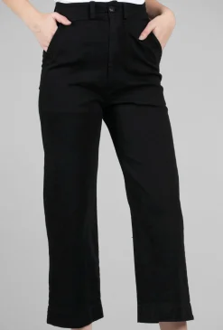 Store Evie Lou Denim Boiler Pant, Black