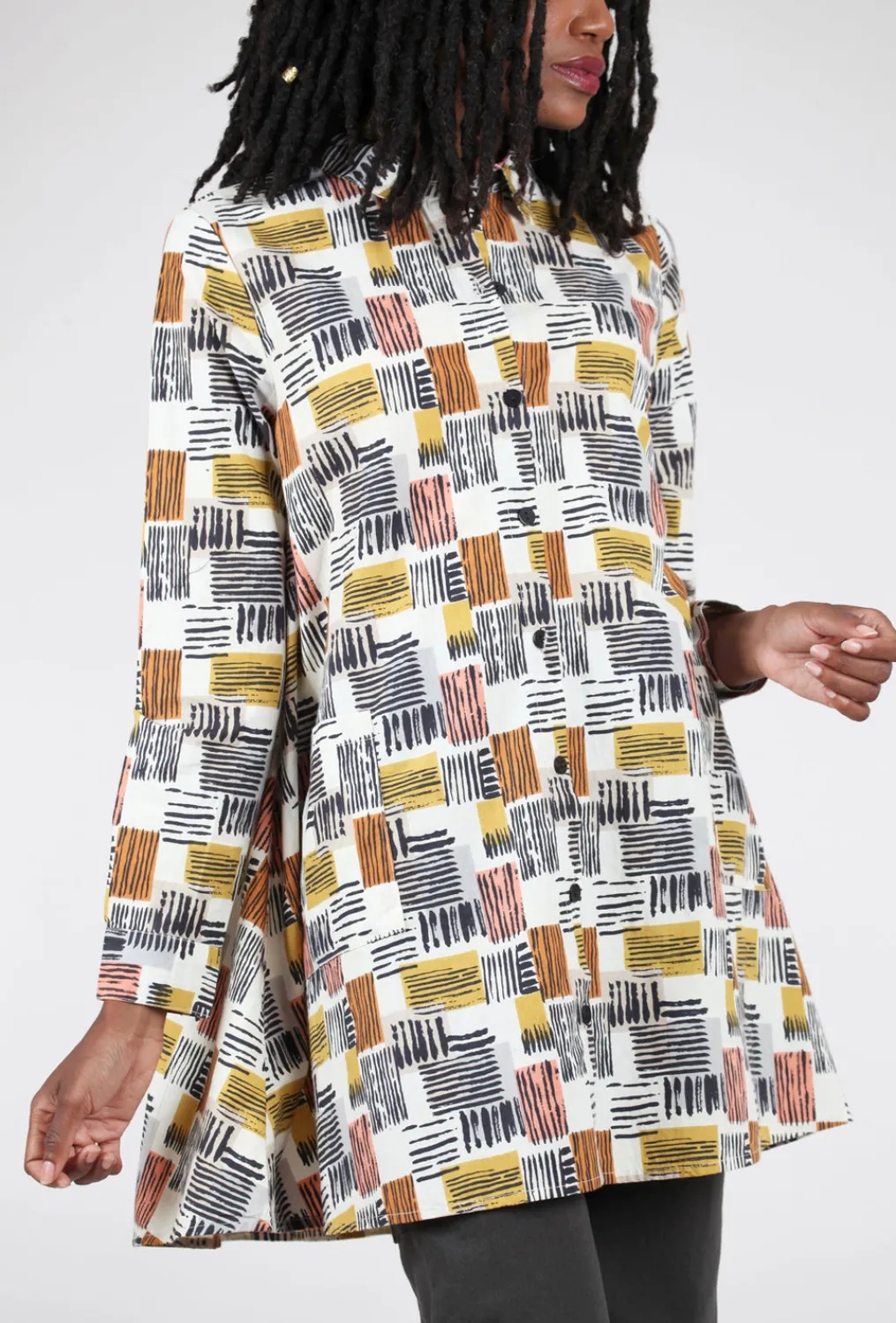 Shop Evie Lou Destin Tunic, Rhythm Orange