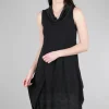 Cheap Evie Lou Dot Cowl Asym Dress, Black