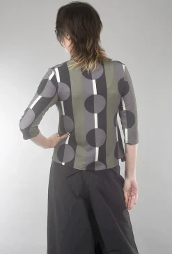 Flash Sale Evie Lou Dot Jersey Bella Tee, Olive