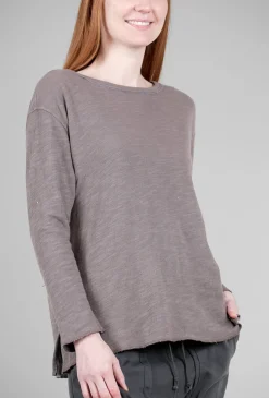 Discount Evie Lou Double Face Plus Three Tee, Lichen