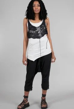 Shop Evie Lou Ebe Hand-Knit Vest, Black