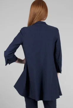 Best Sale Evie Lou Ef Signature Swing Coat, Navy