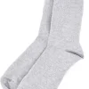 Clearance Evie Lou Everyday Cotton Socks, Cement