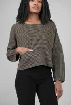 Best Sale Evie Lou Facilitation Top, Army