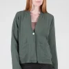Online Evie Lou Fall Parachute A-Line Jacket, Myrtle