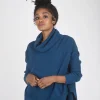 Best Sale Evie Lou Favorite Waffle Cowl, Admiral Blue