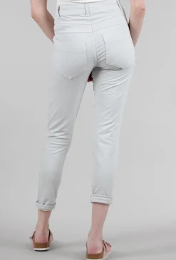 Shop Evie Lou Four-Button Spring/Summer Signature Pant, Gray-Blue