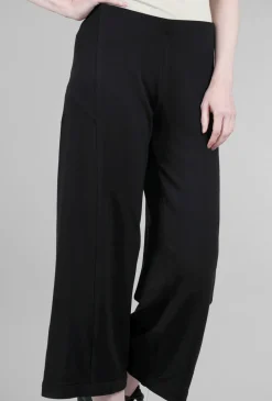 Shop Evie Lou French Terry Darlene Pants, Black