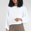 Shop Evie Lou Gianna Gauze Shirt, White