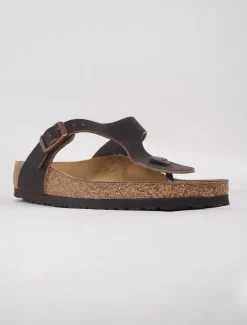 Discount Evie Lou Gizeh Leather Sandal, Habana