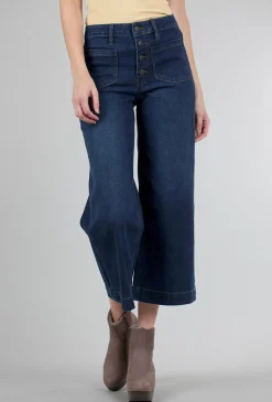Shop Evie Lou Greta Denim, Backward Blue