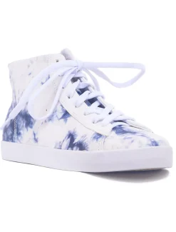 Best Sale Evie Lou Hologram Tie-Dye Sneaker, Blue