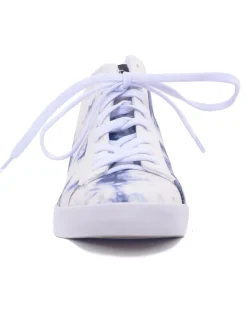 Best Sale Evie Lou Hologram Tie-Dye Sneaker, Blue