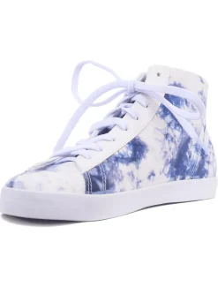 Best Sale Evie Lou Hologram Tie-Dye Sneaker, Blue