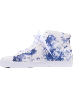 Best Sale Evie Lou Hologram Tie-Dye Sneaker, Blue